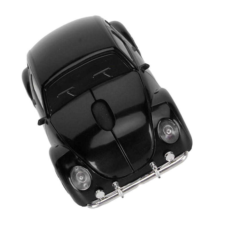 Wireless Mouse Red Sports Car Style 2.4GHz USB Receiver 1600DPI