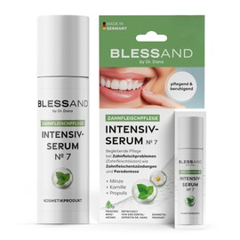 BLESSAND Dr Dana Gum Gel Intensive Serum No.7 Accompanying Care for Gum Problems such as Bleeding Gums, Inflammation or Periodontal Disease Mint, Propolis & Chamomile