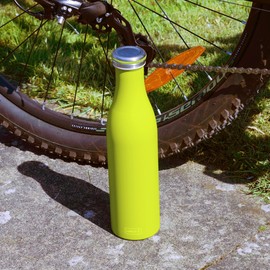Lurch 240866 Insulated Flask for Hot and Cold Drinks Double-Walled Stainless Steel 0.75 L Fresh Green
