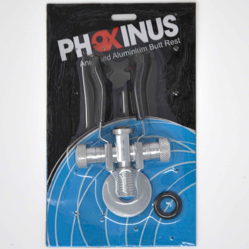 Phoxinus Anodised Aluminium Butt Rests. Adjustable rod rests to suit