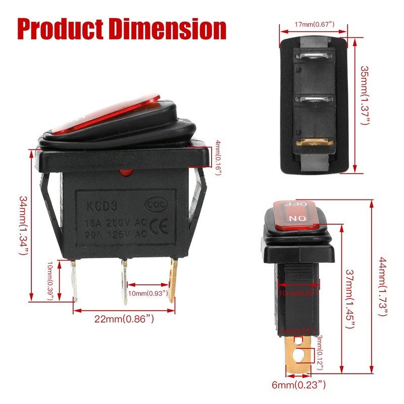 GREHUA On Off Power Switch for Razor Electric Scooter E300