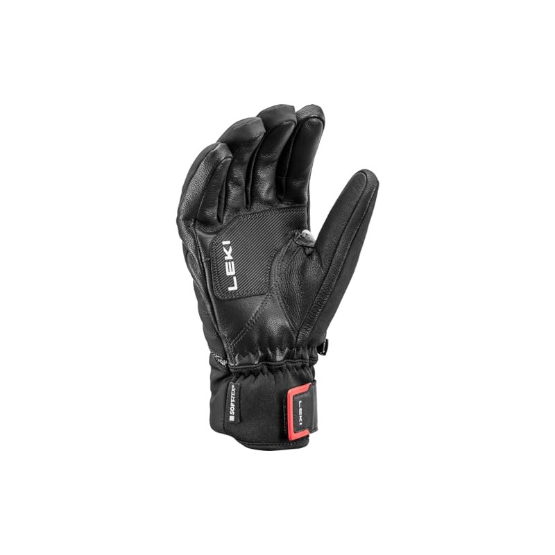 LEKI Falcon 3D Gloves, Black-Red, EU 9