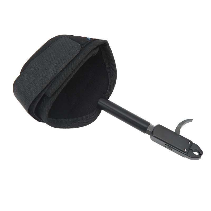 Bow Caliper Release Aid Aluminum Alloy Neoprene Wrist Strap Archery