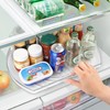 FIRJOY Lazy Susan Turntable for Refrigerator, Square Turntable Organizer for