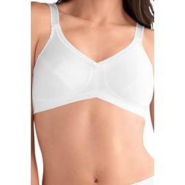 Amoena womens Rita Wire-free With Coolmaxa Pockets Bra, White, 44-46 44-46DD DDD US