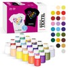 7 Artists Textile Paint, Machine Washable – 24 Fabric Paints