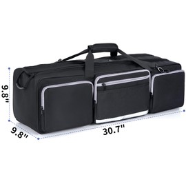 IBVIVIC Tripod Bag Heavy Duty Tripod Carrying Case With Padded Divider Light Stand Bag Dual Zipper Tripod Case For Tripods、Monopods, Speaker Stands, Gear, Mic Stand, Tent Pole