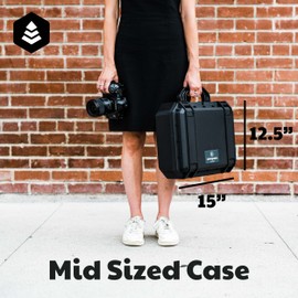 Evergreen 530 Hard Protective Camera Case with Padded Dividers - Travel Safe/Mil Spec/Waterproof/USA Made - for Professional and Amatuer Photographers