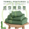 VELVETIO Bamboo Towels - Premium Bath Towels Set of 2