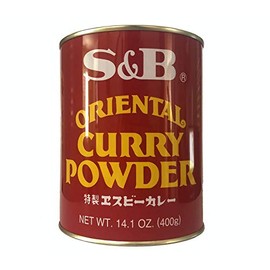 S&B Japanese Oriental Curry Powder オリエンタルカレーパウダー, Commercial Bulk Size Tin - 14.1 Ounce (400 Gram)