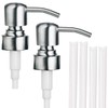 Soap Dispenser Lids Stainless Steel Lotion Dispenser Pumps Head Replacement