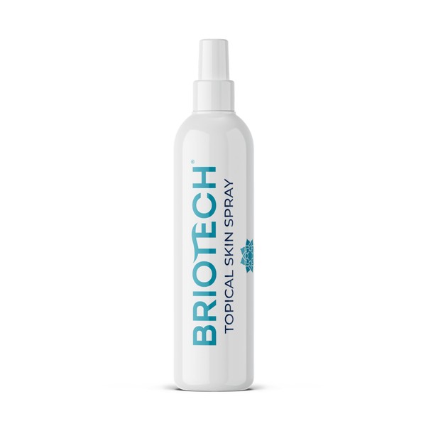 BRIOTECH Pure Hypochlorous Acid Spray, Multi Purpose Topical Body & Facial Mist, Eyelid Cleanser, Support Against Irritation & Redness Relief, Dry Skin & Scalp Treatment, Packaging May Vary, 8 fl oz