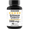 MONOHERB Echinacea Purpurea Extract 1000 mg - 90 Vegetarian Capsules