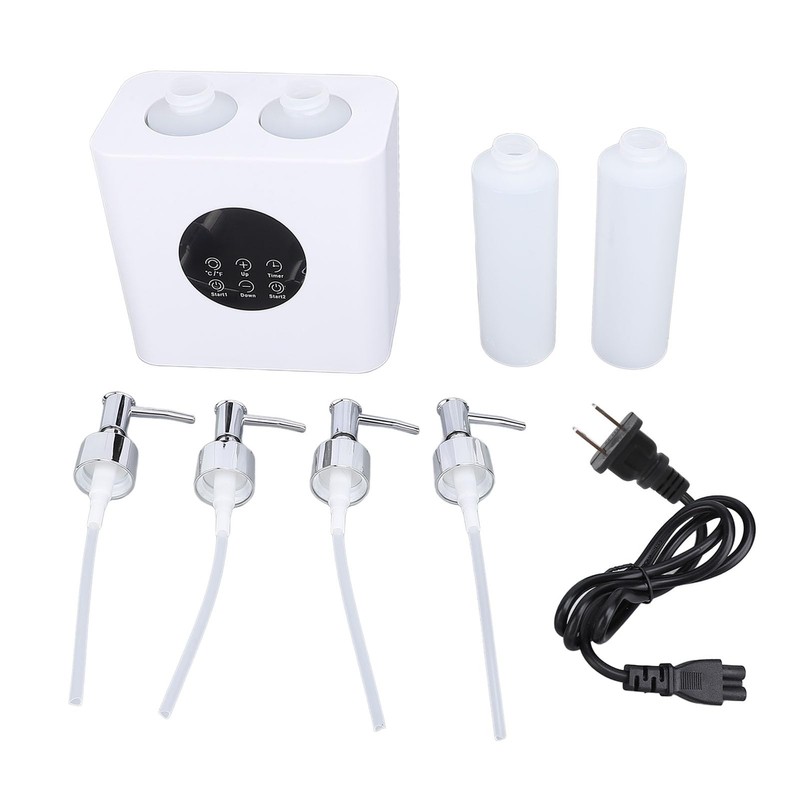 Yinhing Massage Oil Heater with 4pcs 250ml Bottles, Temperature Range