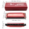 Harmonica C Major 10 Hole Blues Harp Diatonic Harmonica Harmonica