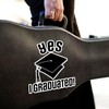 CafePress I Graduated Funny Graduation Large Die Cut Sticker, 8.75"