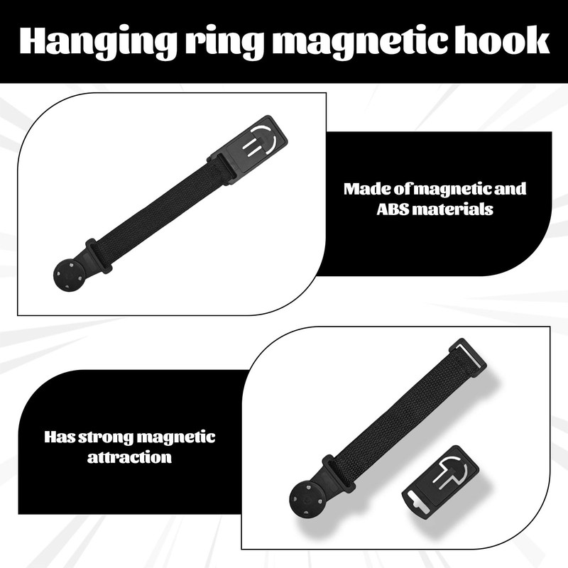 Multimeter Magnetic Hanging Strap,1 Set Adjustable Magnetic Strap Kit,Hanging Loop