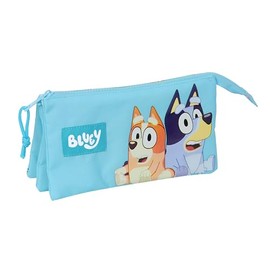 Safta Blue Pencil Case for Children, Ideal for School Age, Comfortable and Versatile, Quality and Resilience, 22 x 3 x 12 cm, Light Blue, Sky Blue, Estándar, Casual, sky blue, casual