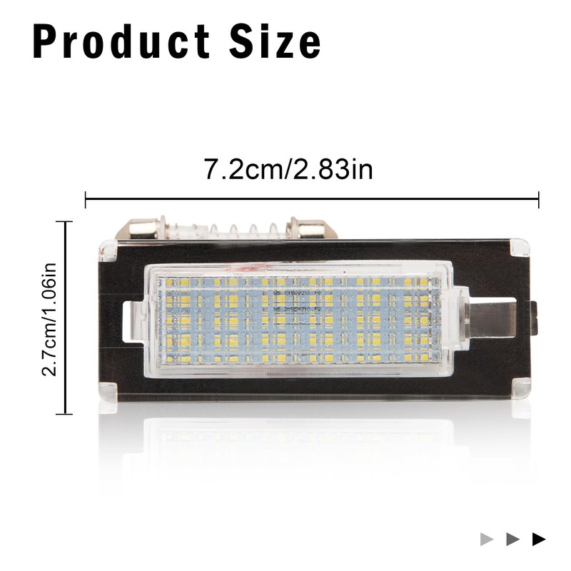 Anlseiod Number Plate Light for Ducato Bus 2006-2019 Box 2006-2019