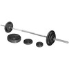 Signature Fitness Cast Iron Standard Weight Plates Including 5FT Standard