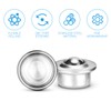 VILLCASE 10pcs Stainless Steel Ball Transfer Bearing Casters Universal Base