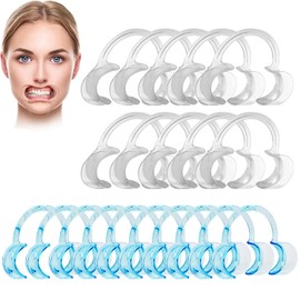 20Pcs Munddehner, C-Form, Öffner, Munddehner, für Oralinspektion und Zahnaufhellung, für Gesellschaftsspiele, Fuer Mundöffner Challenge, Dental C-Form Mundöffner für Zahnaufhellung