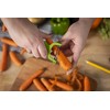 Kuhn Rikon Original Swiss Translucent Peeler Set, 4-Inch, Red/Green/Yellow