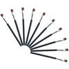NOLITOY Portable Makeup Brush Set for Women 25pcs Eyebrow Eyeliner