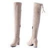 N.N.G Over the Knee Boots for Women Cream Size 10