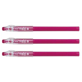 Pilot Frixion Ball Sticks 07 Pack of 3 Raspberry