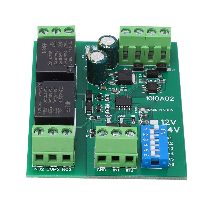 Relay Module 2 Channel RS485 Control Board Switch Controller DC