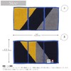 Tanaka Sangyo Handkerchief Otta Half Towel Handkerchief, Tri-Fold Type, 1