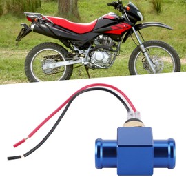 EBTOOLS Water Temperature Switch Motorcycle Thermostat Water Temperature Switch Radiator Coolant Fan Temp Sensor Replacement for Motorcycle ATV Off-Road Vehicle(Blue)