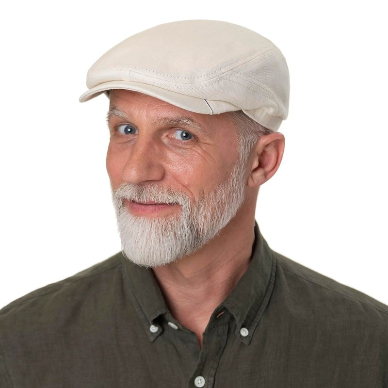 Stetson Lightweight Driver Flat Cap – Plain Hat – Elegant