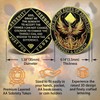 Leafence Phoenix Recovery Coin with Serenity Prayer Commemorative Addiction Recovery
