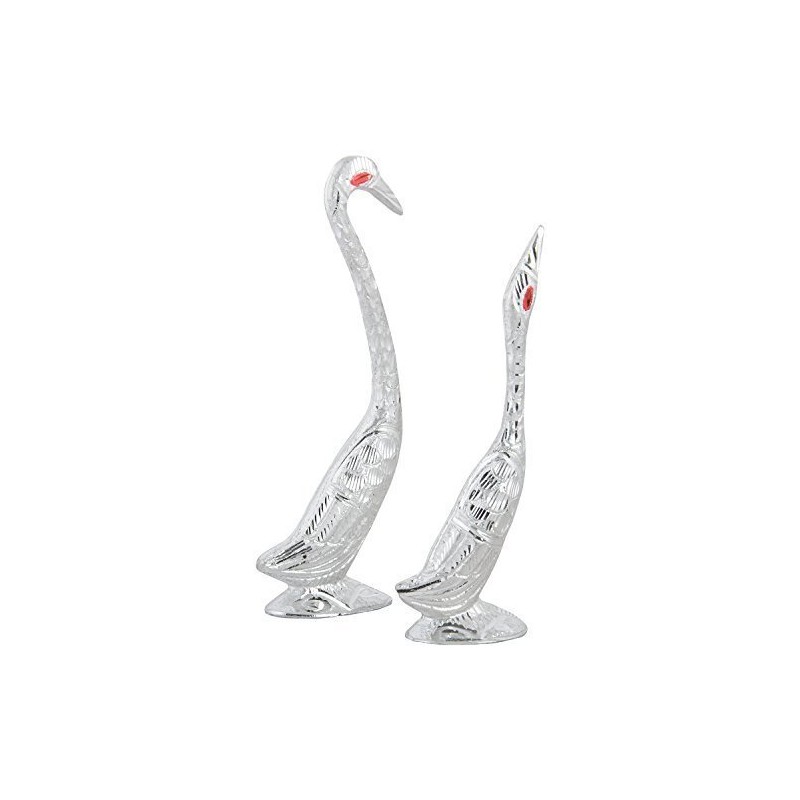 SAARTHI Metal Showpiece (8 x 6 x 18 cm, Silver)