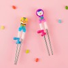 Edison Friends Pororo Training Chopsticks for Right-hand Children Kids, Stainless
