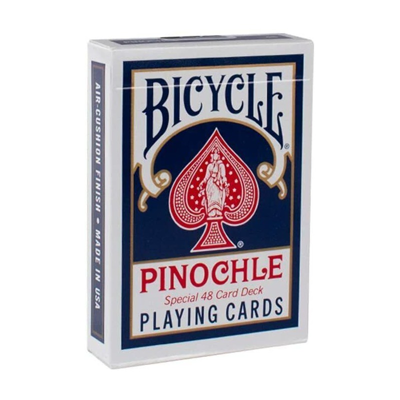 Bicycle® Pinochle (48) Standard Playing Cards, 6-Decks (3-Red, 3-Blue), *NEW*