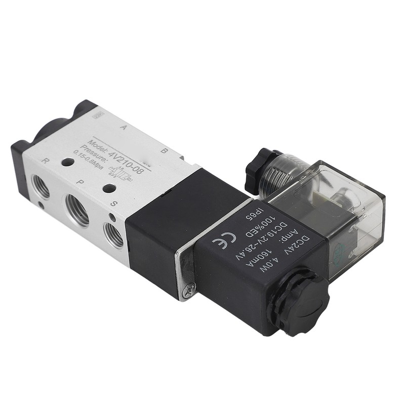 Solenoid Air Valve 2 Position 5 Way Aluminum Alloy High