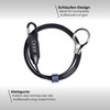 BBB Cycling BBL-55 cyclelock LoopSafe Coil Cable, Black, 1200 mm
