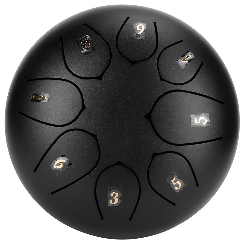 6in Tongue Drum 8‑Tones Ethereal Hand Pan Drums with Drumstick