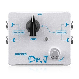 JOYO Buffer Pedal Effect Built-in Double Buffer Groups and Boost for Electric Guitar Bypass High-end Edition Dr.J Series (D57)