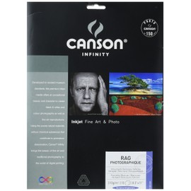 Canson Infinity Rag Photographique Fine Art Paper, 310 Gram, 8.5 x 11 Inch, 25 Sheets