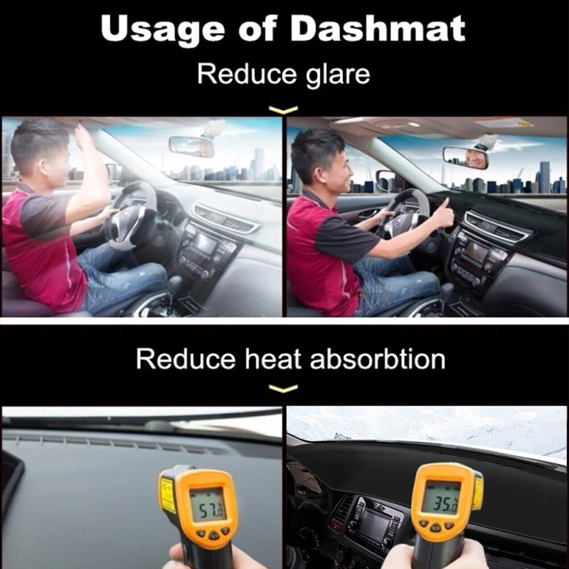 Unbranded Dashboard Cover Dashmat Dash Mat Pad For Honda Civic