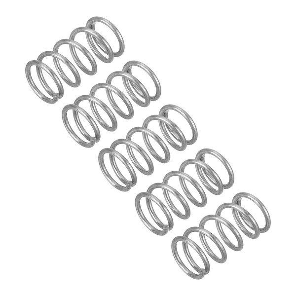 QUARKZMAN Pack of 5 Compression Springs, 0.9 x 8 x