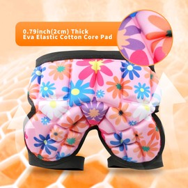 Topyond Children's Hip Protection Equipment for 3 - 10 Years Children, One Size Protective Pad for Skiing, Roller Skating, Snowboarding, Butt Pads for Figure Skating and Inline Skating