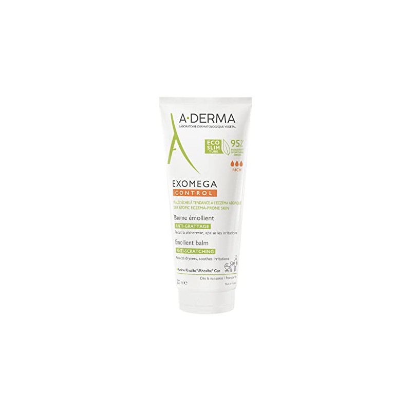 A-Derma Exomega Control Bálsamo Emoliente Anticomezón, 200ml