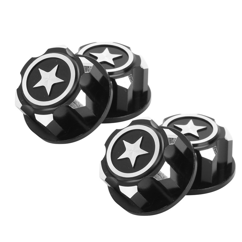 4pcs Aluminum Alloy Wheel Hub Cap Cover Accessory Fit for