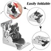 DUOCIYUAN Folding Hinge with Locking 4 Pieces Table Legs Foldable