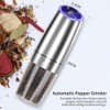 Gravity Electric Pepper and Salt Grinder Set - Adjustable Coarseness